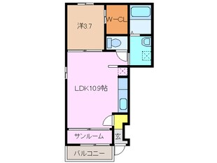 江戸橋駅 徒歩17分 1階の物件間取画像